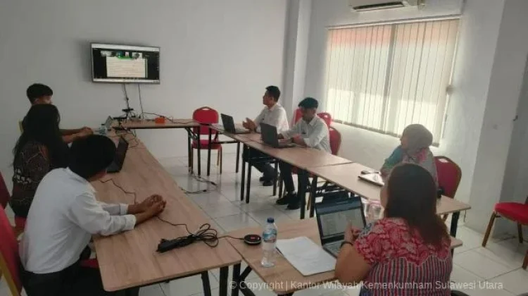 Kanwil Kemenkum Sulut Ikuti Kegiatan Diseminasi dan Asistensi AIEK Tahun 2026