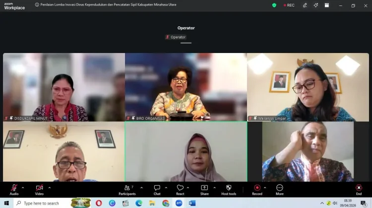 Seluruh Finalis Bertahap Paparkan Inovasi pada Penilaian Dukcapil Sulut