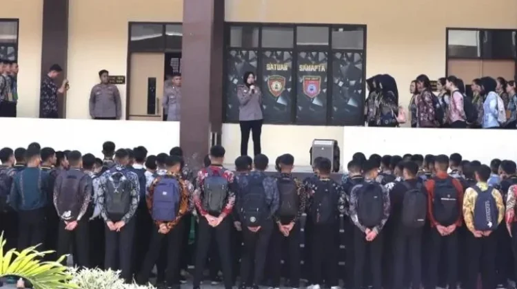 Polres Kotamobagu Lepas 144 Calon Siswa Polri TA 2026