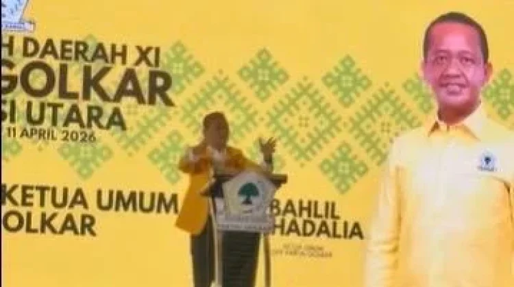 Bahlil di Musda Golkar Sulut: Kawal Prabowo-Gibran hingga Tuntas