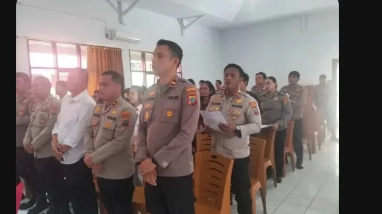 Polres Minahasa Gelar Ibadah Paskah 2026