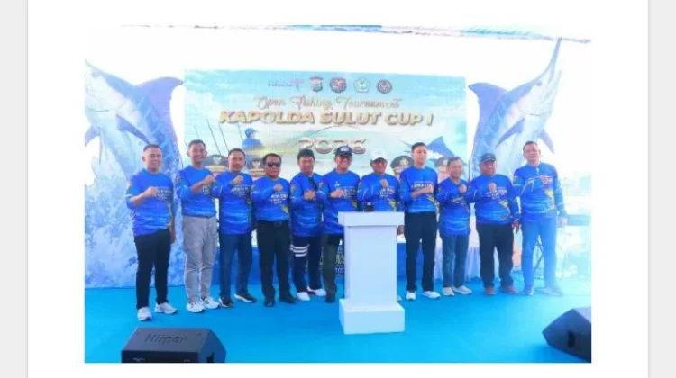 Wakapolda Buka Fishing Tournament Kapolda Sulut Cup I Tahun 2026