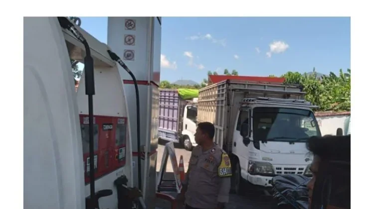 Polsek Pineleng Perketat Pengawasan Distribusi BBM di SPBU Tateli