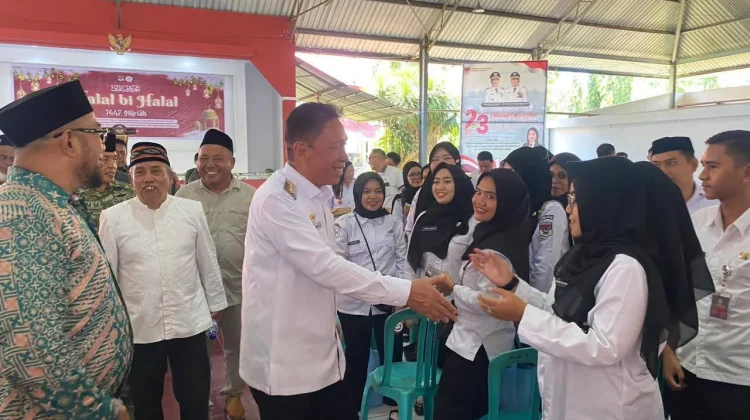 Bupati Franky Wongkar Hadiri Halal Bi Halal 1447 H Bersama ASN Pemkab Minsel