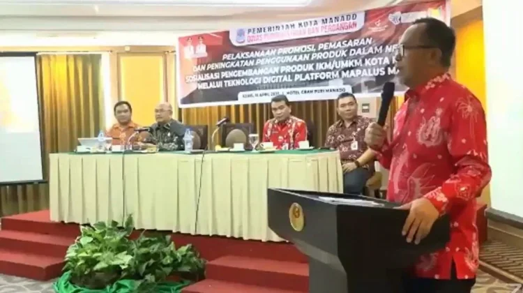 Berdayakan UMKM, Pemkot Manado Luncurkan Aplikasi Mapalus Mart