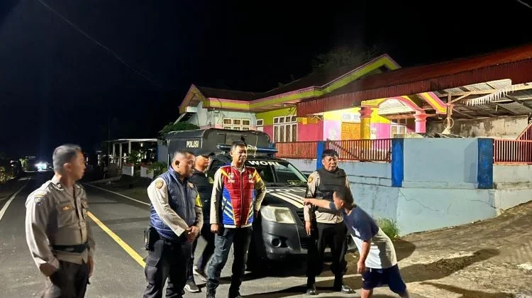 Polsek Wori Intensifkan Patroli Kamtibmas di Desa Lansa