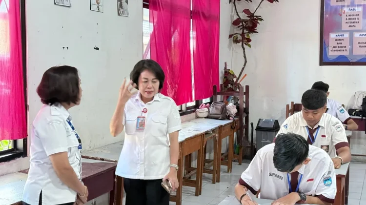 Kadis Dikda Sulut Pantau Langsung ASAJ SMAN 3 Tondano (Binsus)