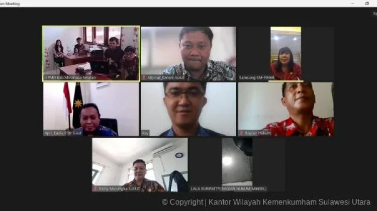 Perkuat Tata Kelola Dana Desa, Kemenkum Sulut Harmonisasi Ranperda Minsel