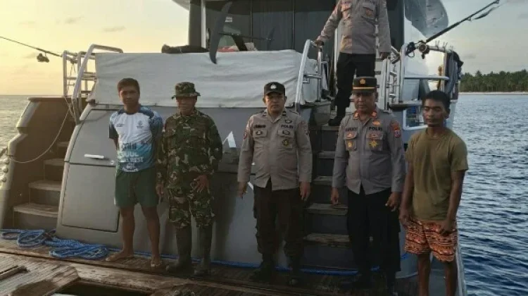 Aparat Gabungan Periksa Kapal Asing di Perairan Nanusa