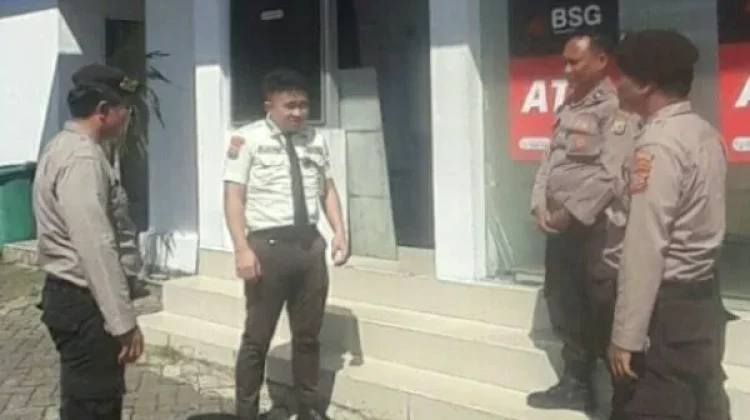 Cegah Kejahatan Perbankan Polres Minut Sambangi Bank SulutGo Airmadidi
