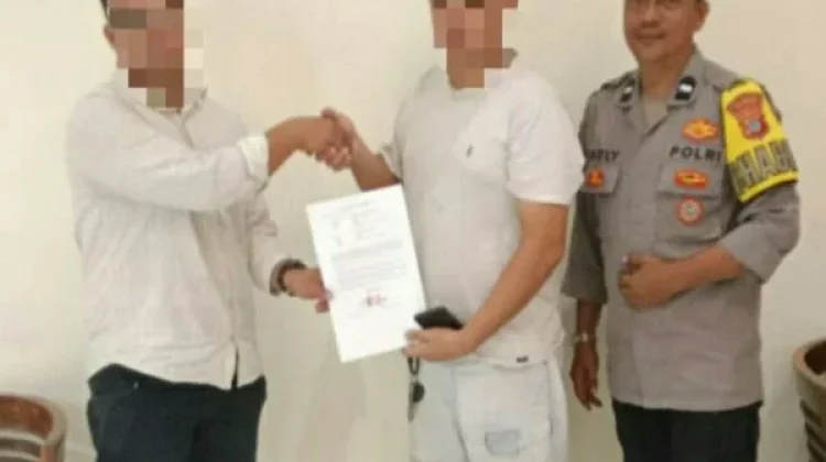 Polsek Wenang Selesaikan Kasus Penggoresan Mobil lewat Mediasi