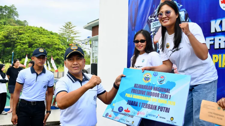 Lima Rekornas Dipecahkan di Kejurnas Freedive Indor Piala Dankodaeral VIII