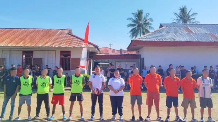 Lapas Tondano Gelar Pekan Olahraga Sambut HBP ke-62, Libatkan Pegawai dan WBP