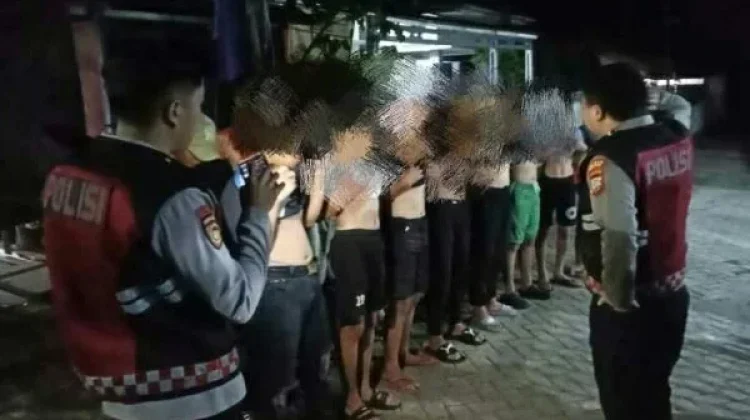 Belasan Pemuda di Woloan III Diamankan Tim Raimas Pantera Polres Tomohon