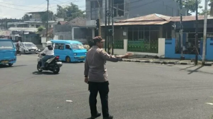 Polsek Singkil Gelar Operasi “Pos Cakalang” di Jalan Arie Lasut