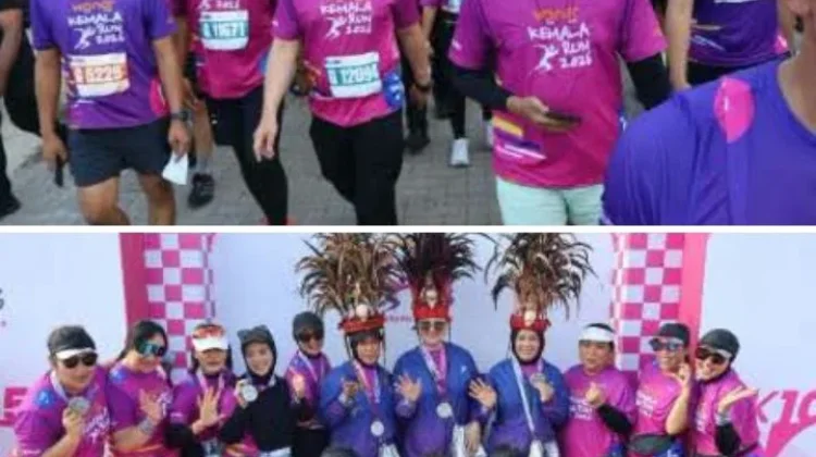 Kapolda Sulut dan Bhayangkari Ramaikan Kemala Run 2026 di Bali
