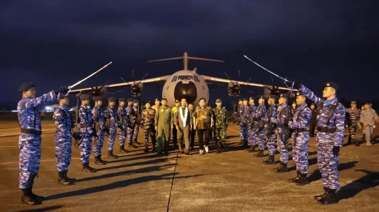 Lanud Sam Ratulangi Sambut Penerbangan Perdana Airbus A400M