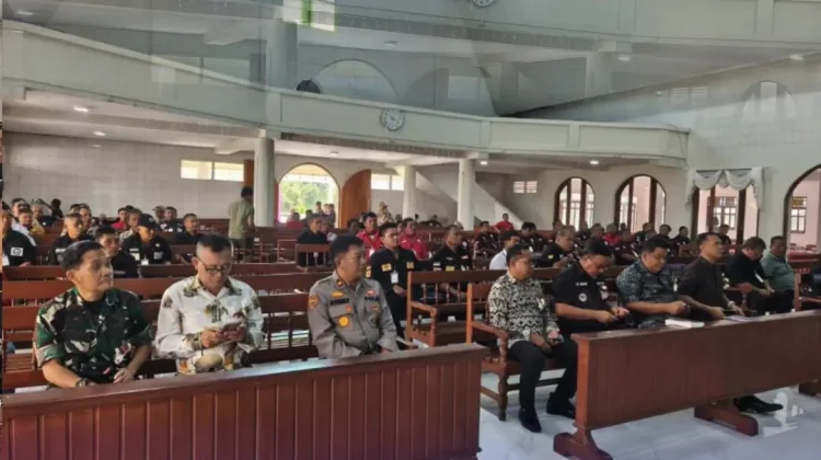 Wakapolres Tomohon Hadiri Rakorev Panji Yosua GMIM
