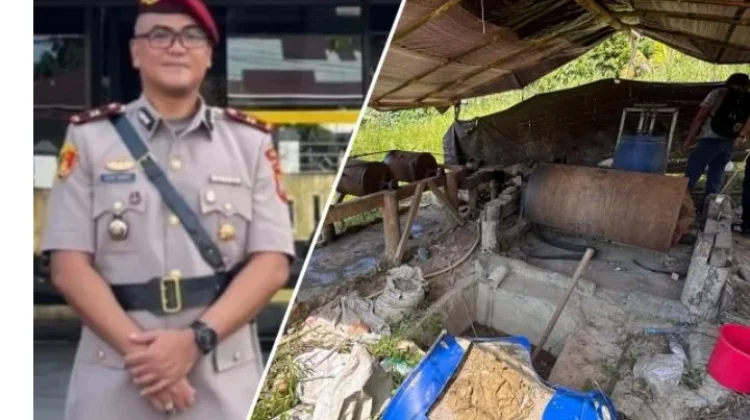 Satreskrim Polres Tomohon Ungkap Kasus Penambangan Ilegal