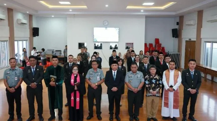 Kemenkum Sulut Gelar Pelantikan, Kakanwil: Jalankan Tugas Dengan Penuh Integritas