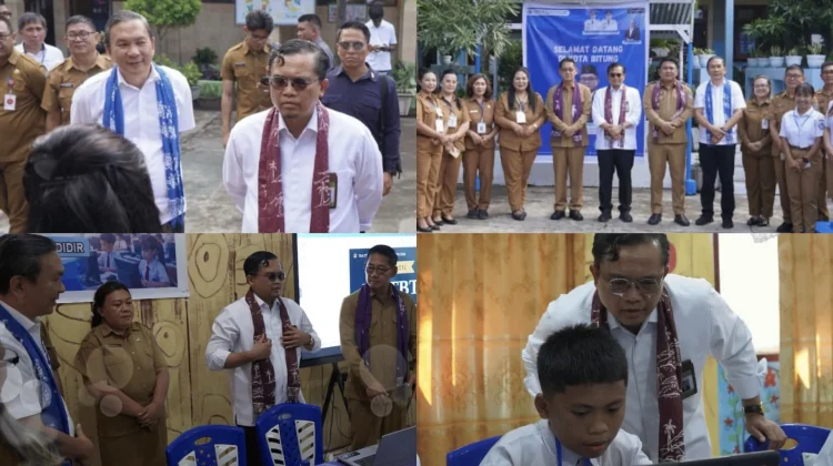 Febry Dien Dampingi Dirjen PAUD Dikdas PNFI Lakukan Monev TKA SD di Bitung