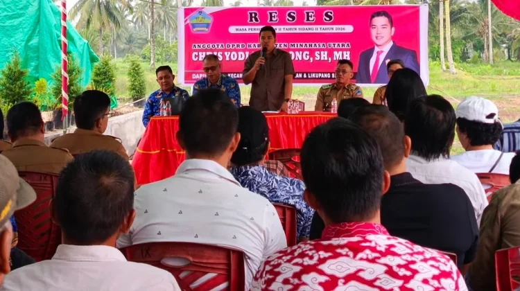 Anggota DPRD Minut Gekar Reses di Kecamatan Talawaan