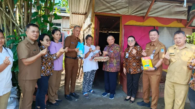Aksi GENTING Jangkau 10 Keluarga Risiko Stunting di Manado