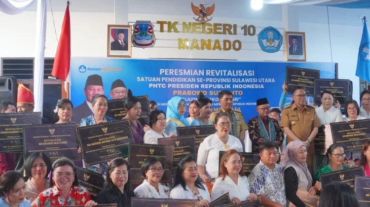 Mendikdasmen Resmikan 248 Sekolah Hasil Revitalisasi di Sulawesi Utara