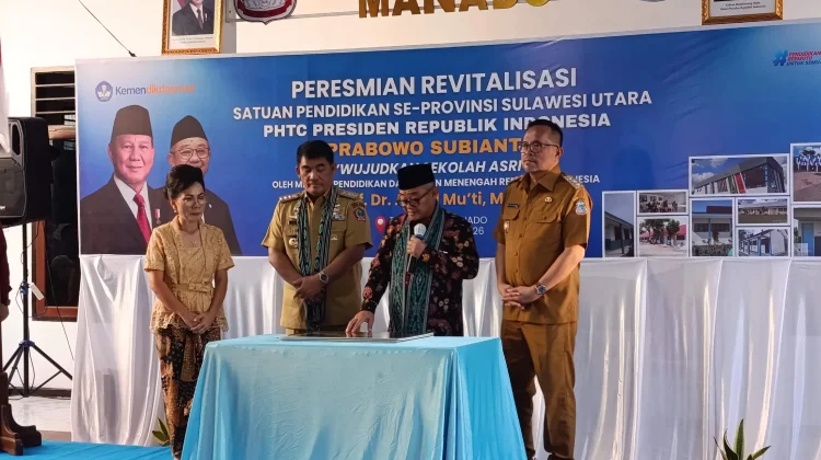 Mendikdasmen Abdul Mu’ti Resmikan Revitalisasi 247 Sekolah se-Sulut
