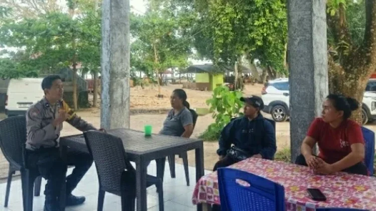 Jaga Kenyamanan Wisatawan, Polsek Likupang Gelar Pengamanan Ketat di Pantai Paal