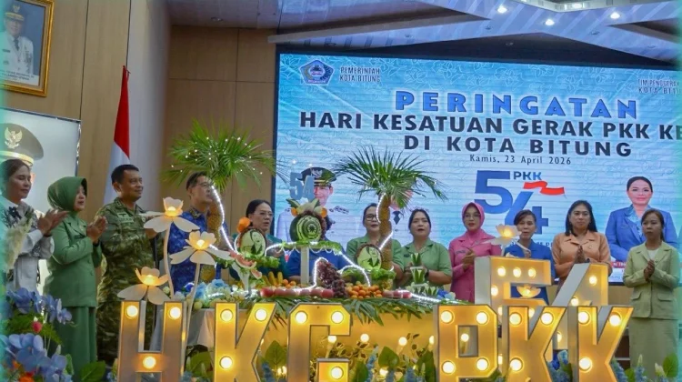 Puncak HKG PKK ke-54 di Bitung : Motor Penggerak Keluarga menuju Indonesia Emas 2045