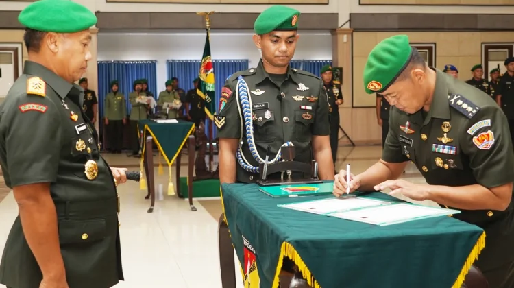 Pimpin Sertijab Pamen, Pangdam  Merdeka: Dibutuhkan Pemimpin yang Visioner