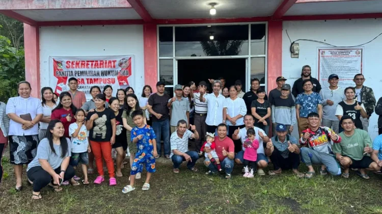 Tensi Politik Jelang Penetapan Calon Hukum Tua di Desa Tampusu Tetap Kondusif