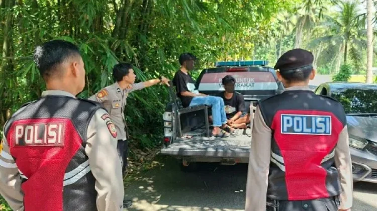 Polres Kotamobagu Amankan Sekelompok Remaja Pesta Miras di TPA Mongkonai