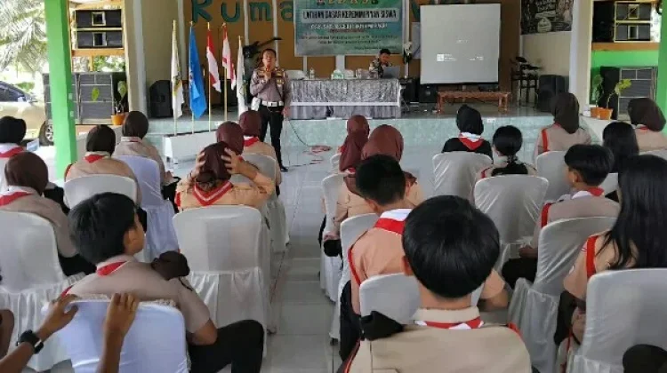Polres Kotamobagu Tanamkan Budaya Tertib Lalu Lintas di Kalangan Pelajar