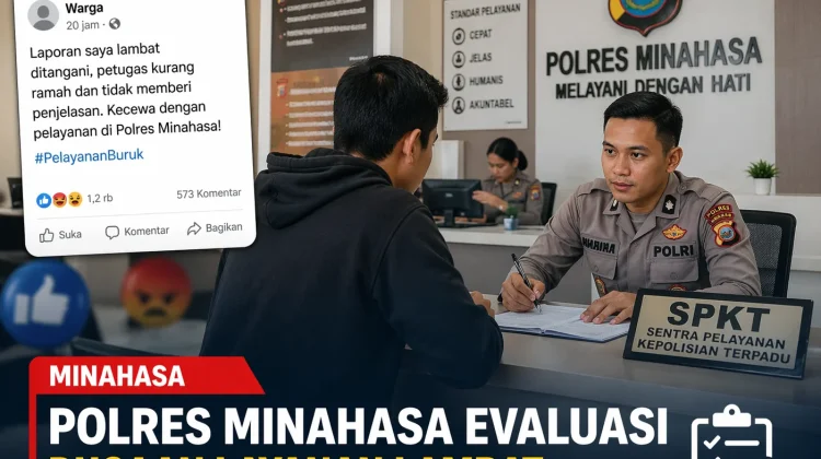 Polres Minahasa Evaluasi Dugaan Layanan Lambat Usai Viral di Medsos
