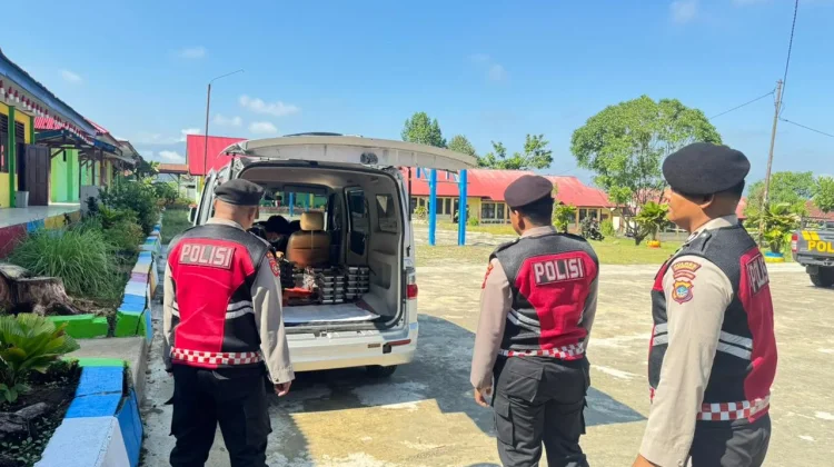 Tim Pantera Polres Kotamobagu Pastikan Kelancaran Pendistribusian MBG ke SMPN 5