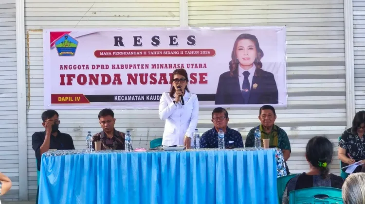 Sasar Dapil IV, Ifonda Nusah Gelar Reses di Desa Tumaluntung