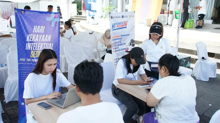 Mudahkan Akses HKI, Kemenkum Sulut Hadirkan Mobile IP Clinic di Kawasan Mega Mas
