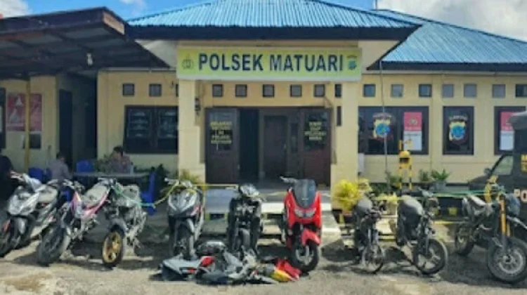 Polsek Matuari Gulung Komplotan Curanmor, 3 Pelaku Diamankan