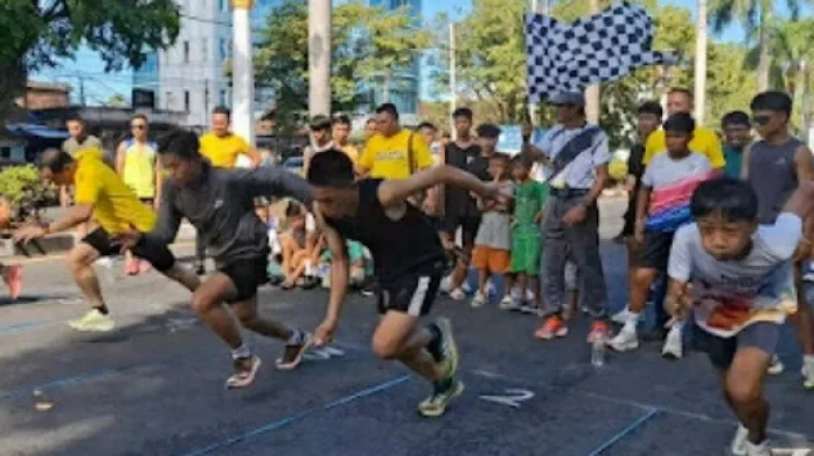Gelorakan Pola Hidup Sehat, Kapolres Bitung Buka Ajang Sprint Race 100 Meter 2026