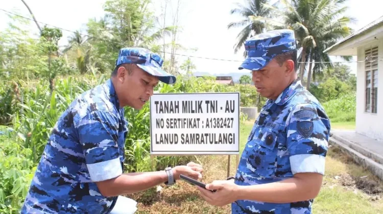 Danlanud Sam Ratulangi Tinjau Aset Lahan TNI AU di Gorontalo