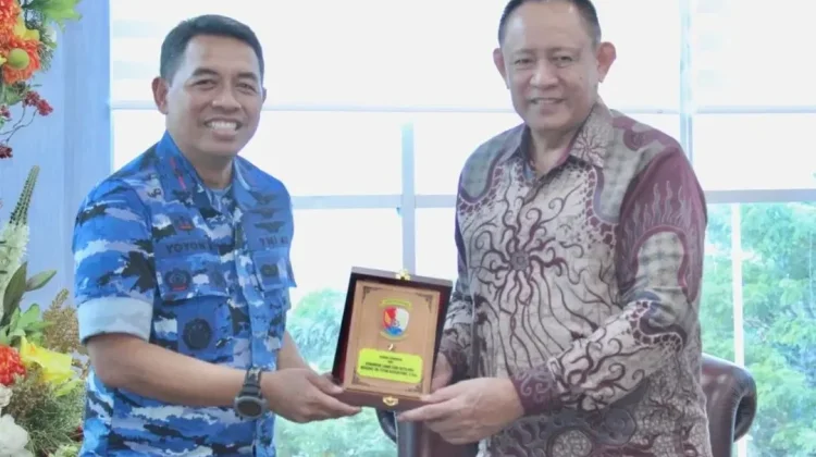 Perkuat Sinergi TNI AU, Danlanud Sam Ratulangi Silahturahmi ke Gubernur Gorontalo