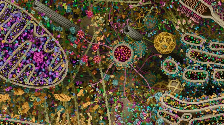 Cellular Landscape : Bukan Foto Biasa, Inilah Visual Detail Sel Manusia dalam Tubuh