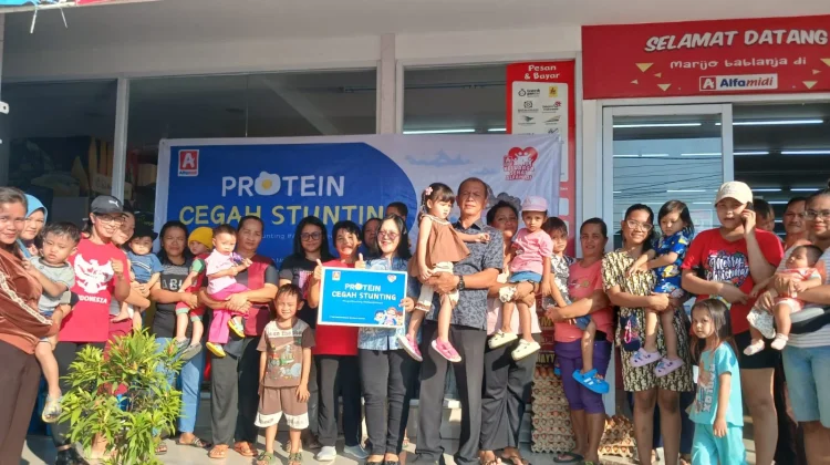 Program Cegah Stunting Alfamidi Jangkau Minahasa dan Minahasa Selatan