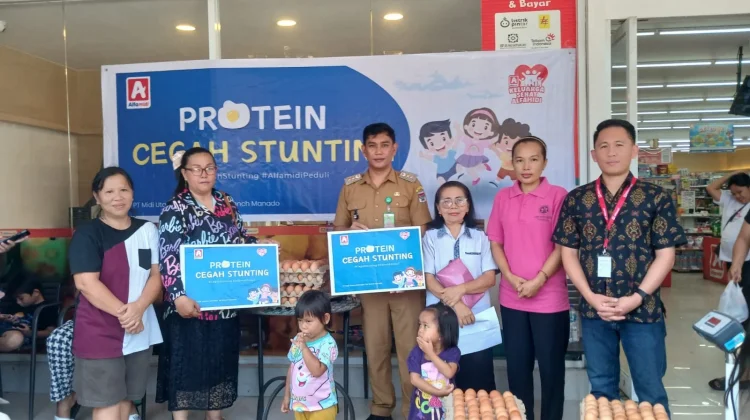 Lurah Pondang Apresiasi Program Alfamidi Cegah Stunting