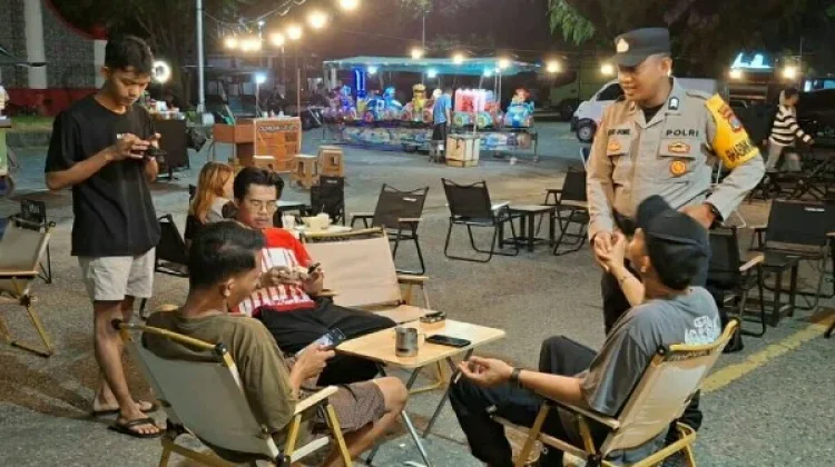 Jaga Kondusivitas Wilayah, Polsek Bolaang Uki Gelar Patroli Presisi KRYD