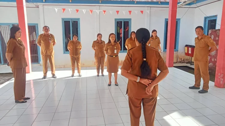Hari Otonomi Daerah ke 30 Tahun, Kecamatan Liksel Gelar Apel Bersama