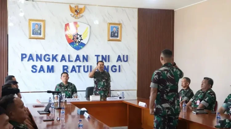Entry Meeting Itjen Kodau II di Lanud Sam Ratulangi, Dorong Kinerja Lebih Optimal