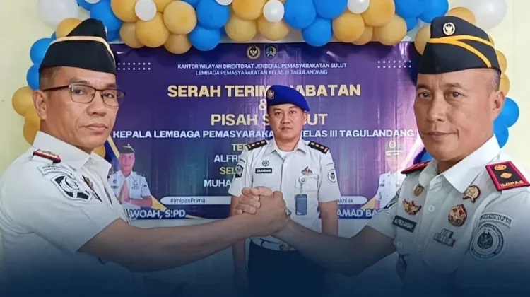 Serah Terima Jabatan Kalapas Tagulandang